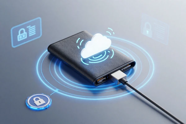 Cold storage hardware wallet completely isolated from network connectivity and remote attacks